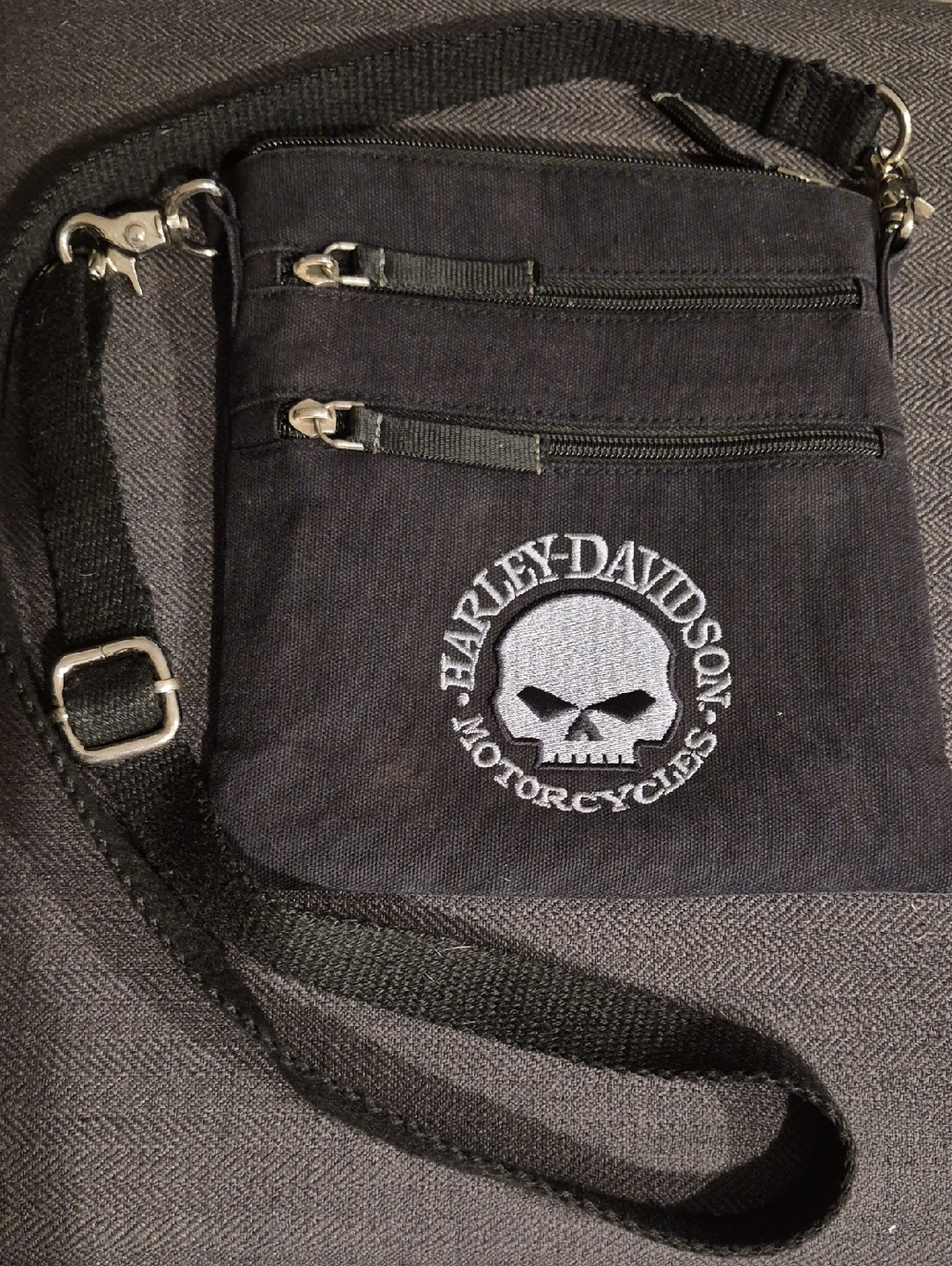 Willie G "Harley Davidson" Nylon Cross Body